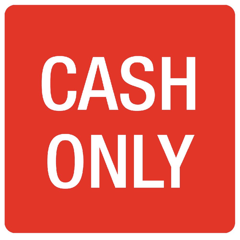 Only cash